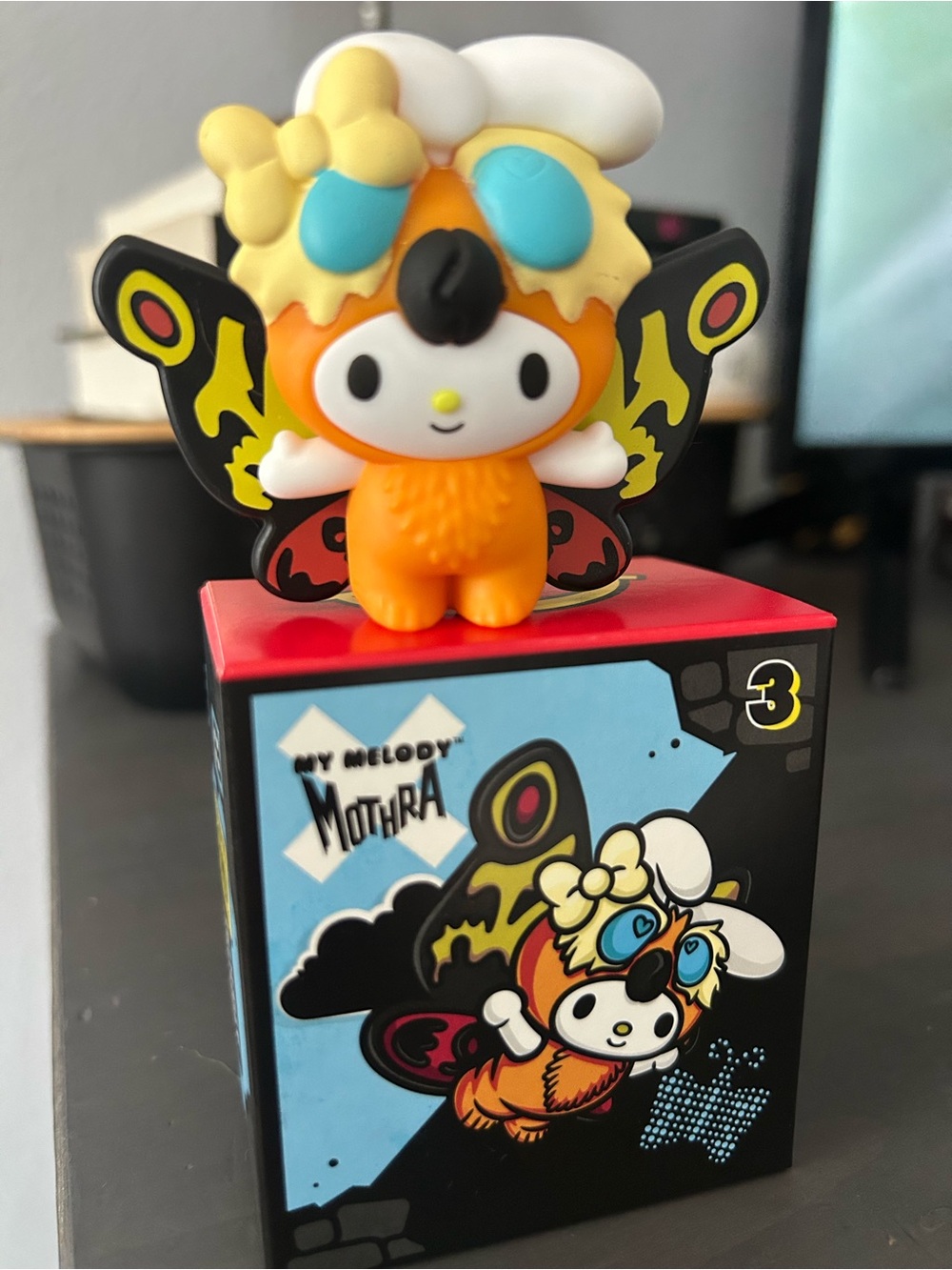 Mothra My Melody Collectible Figure; McDonald’s hello Kitty Collab